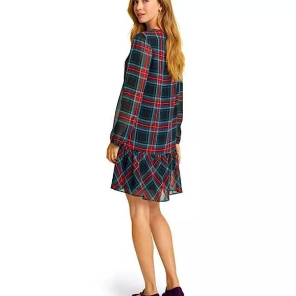 Draper James Rosanne Shift Dress in Georgia Plaid Belle Meade, NWT, Large - Picture 16 of 16